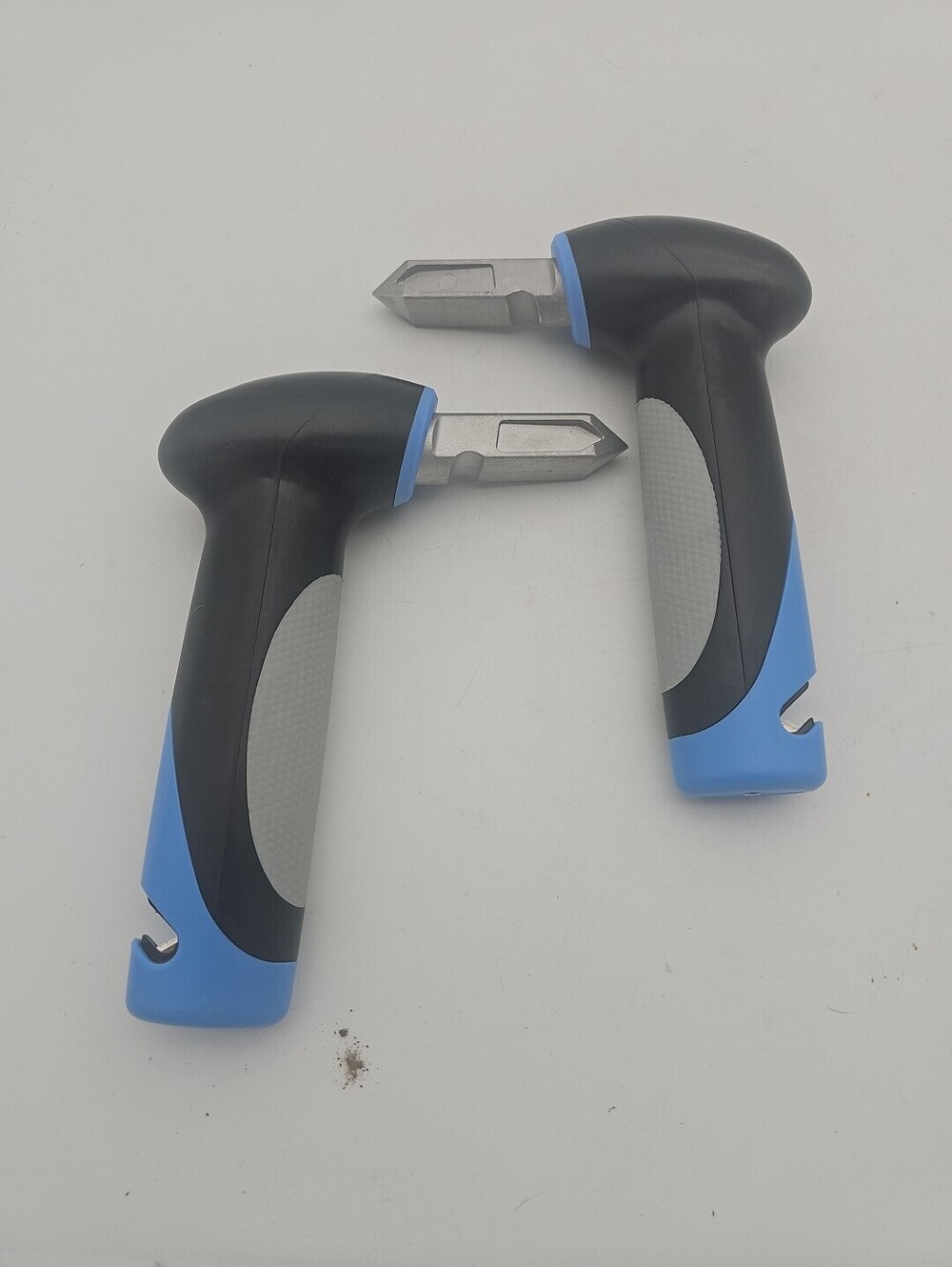 Lot of 2 Car Door Handle Assist Mobility Aid Support Cane Seatbelt Cutter Blue